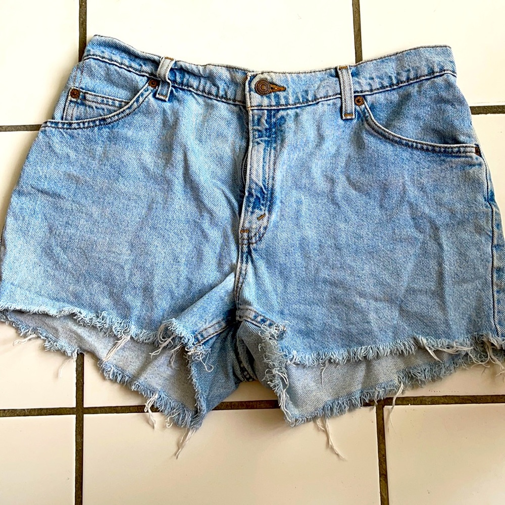 Vintage Levis denim high rise shorts